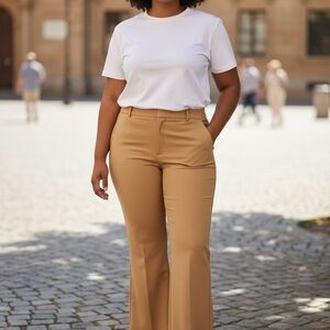 Banana Republic Factory Camel Bootcut Pants